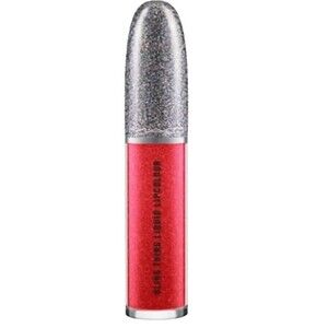 MAC BLING THING LIQUID LIP TOP COAT - HAUTE FLASH VIVID RED New in Box
